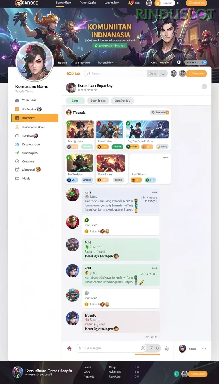 Cuplikan layar INDOBET — menu navigasi
