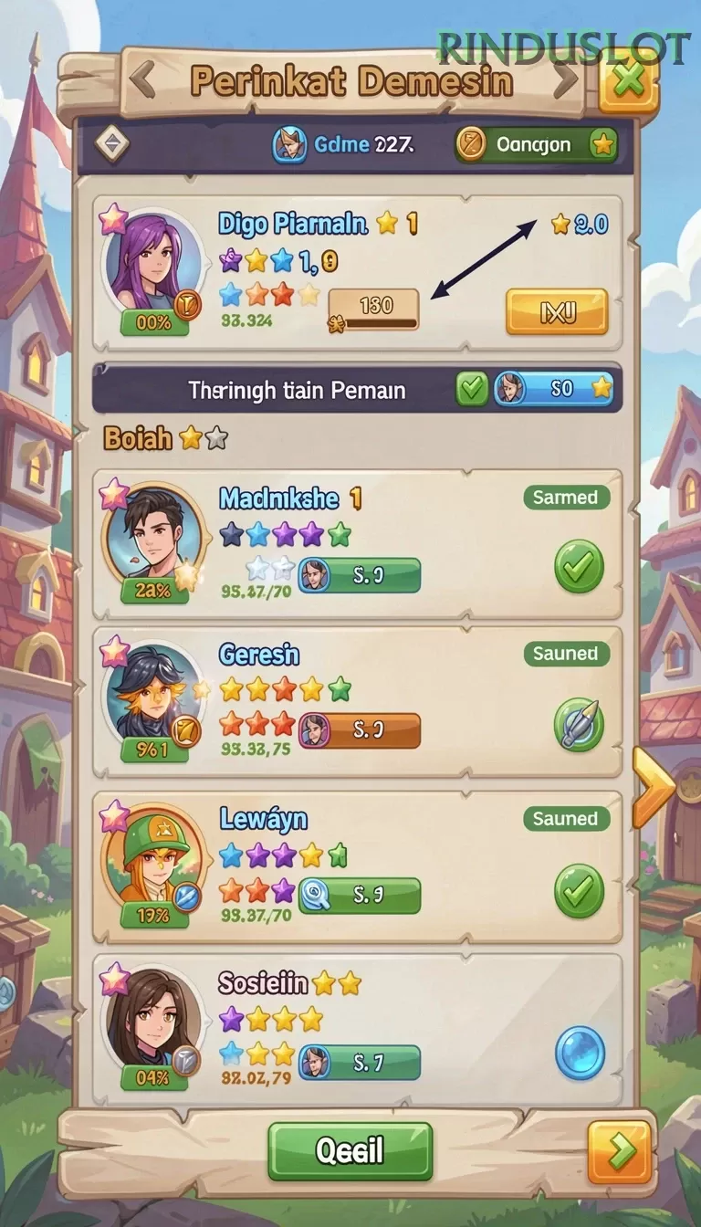 Cuplikan layar DOMINO4D — aktivitas